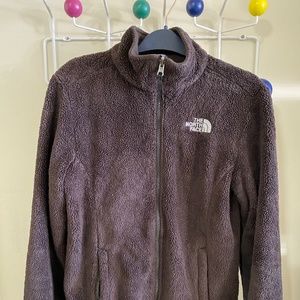 North face fur jacket xs